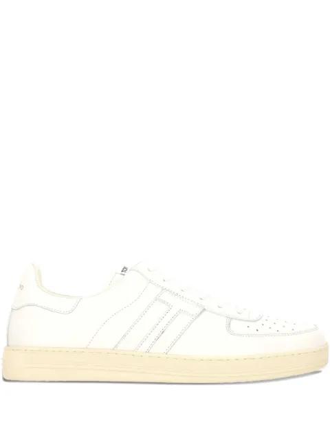 leather panelled sneakers by TOM FORD