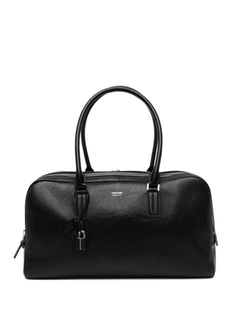 leather zipped tote bag by TOM FORD