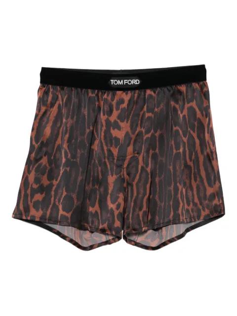 leopard print boxer shorts by TOM FORD