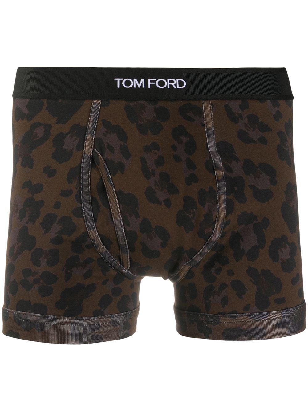 leopard-print boxers by TOM FORD