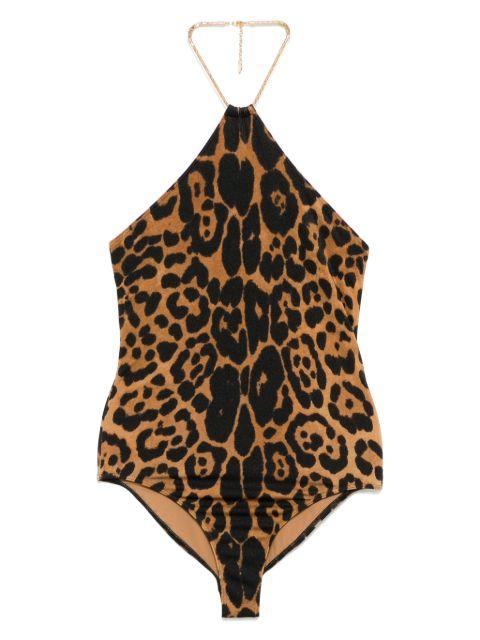 leopard-print swimsuit by TOM FORD