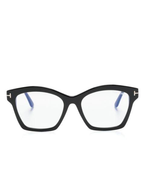light-filtering butterfly-frame glasses by TOM FORD