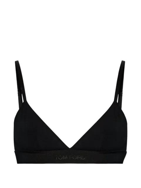 logo-band bra by TOM FORD