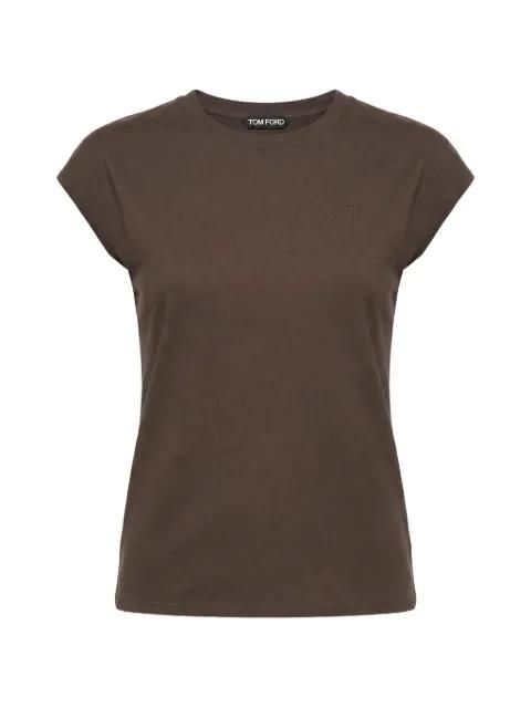 logo-embroidered T-shirt by TOM FORD