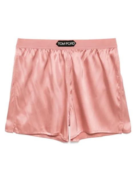 logo-patch shorts by TOM FORD