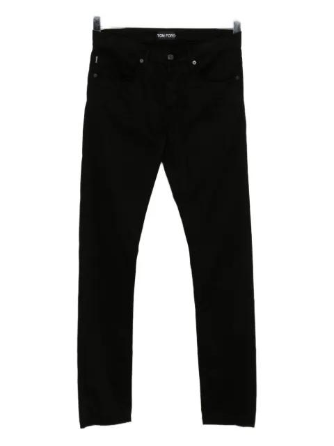 logo-patch trousers by TOM FORD
