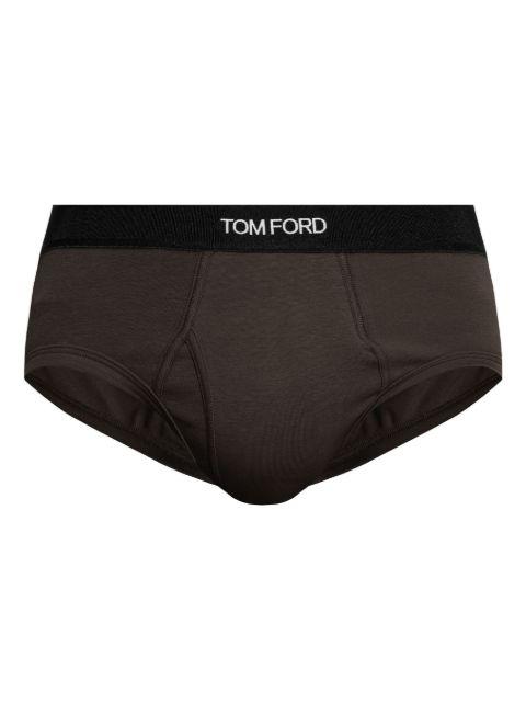 logo-print briefs by TOM FORD