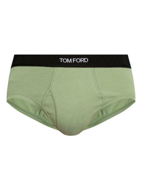 logo-print briefs by TOM FORD