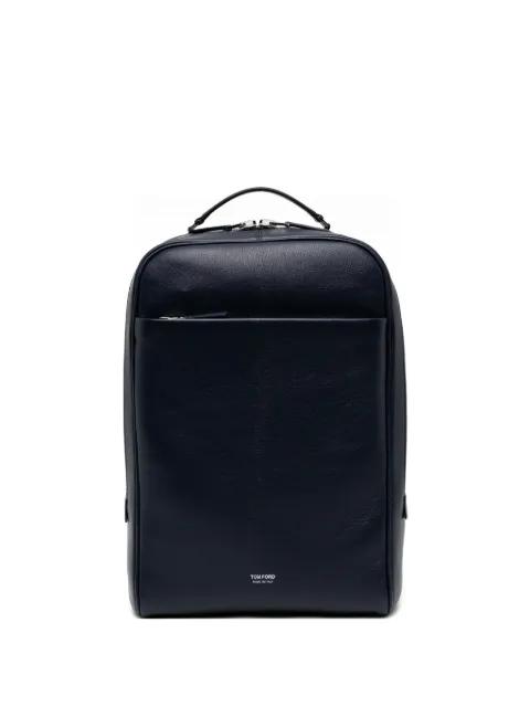 logo-printed backpack by TOM FORD