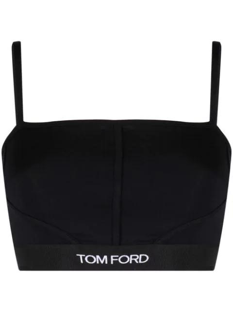 logo underband bralette top by TOM FORD