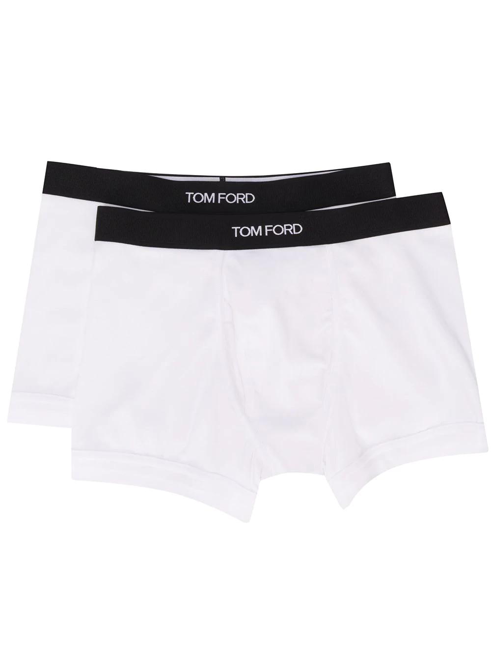 logo waistband boxers (pack of two) by TOM FORD