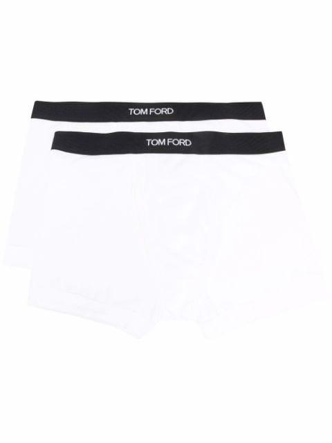 logo-waistband briefs (pack of 2) by TOM FORD