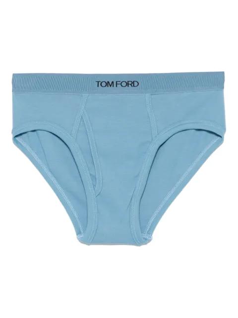 logo-waistband briefs (pack of two) by TOM FORD