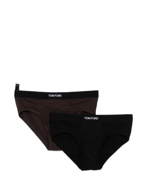 logo-waistband jersey briefs by TOM FORD