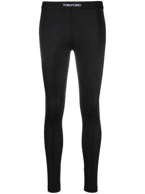 logo-waistband leggings by TOM FORD