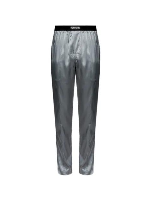logo-waistband pajama bottoms by TOM FORD