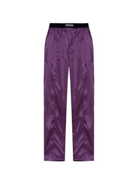 logo-waistband pajama bottoms by TOM FORD