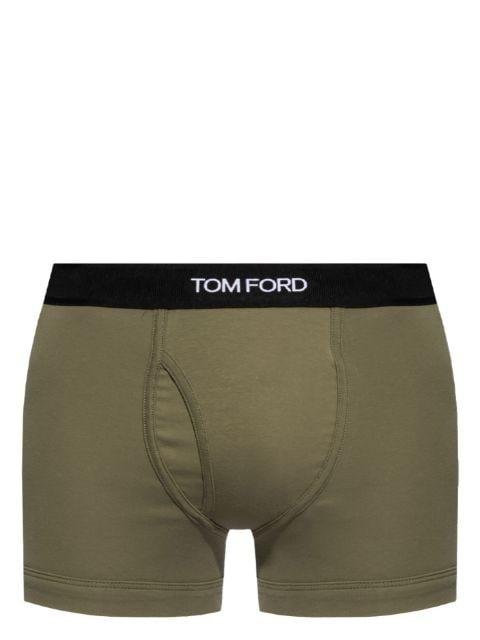 logo-waistband stretch-cotton boxers by TOM FORD