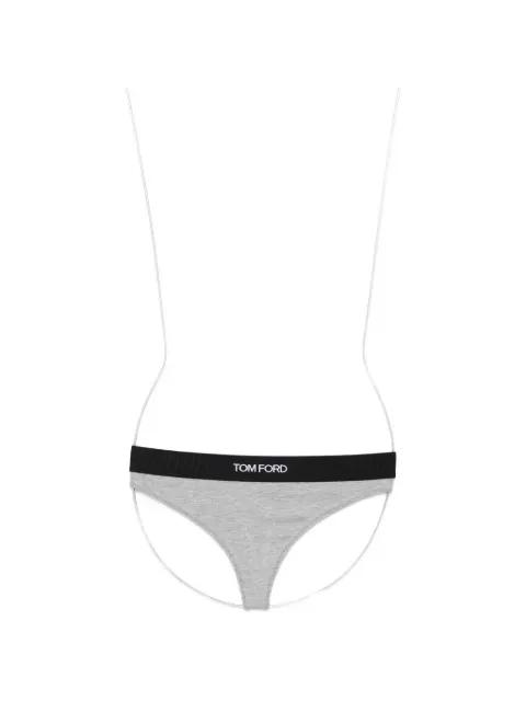 logo-waistband thong by TOM FORD