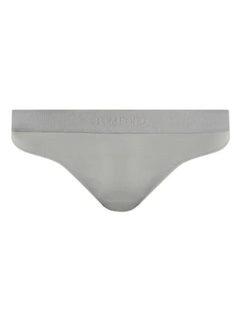 logo-waistband thong by TOM FORD