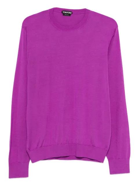 long-sleeve crew-neck sweater by TOM FORD