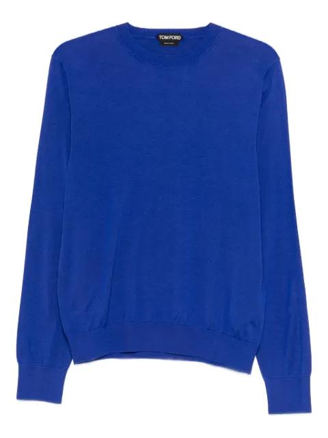 long-sleeve crew-neck sweater by TOM FORD