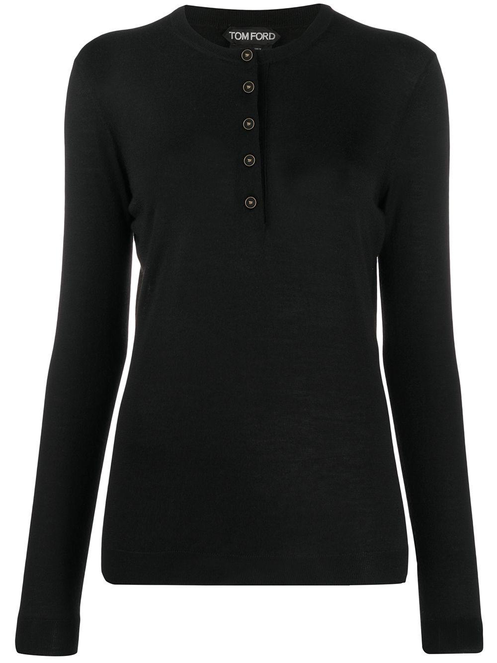 long sleeve polo shirt by TOM FORD
