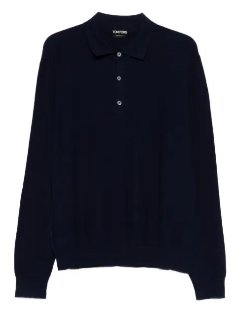 long-sleeve polo shirt by TOM FORD