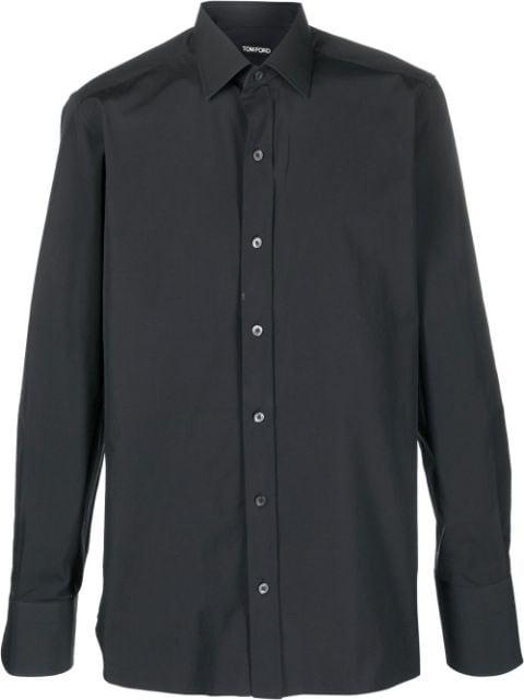 long-sleeved cotton shirt by TOM FORD
