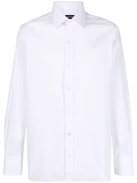 long-sleeved cotton shirt by TOM FORD
