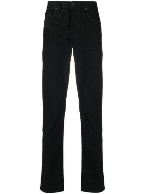 mid -rise slim-fit jeans by TOM FORD