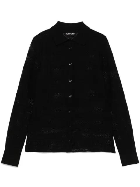 open-knit shirt by TOM FORD