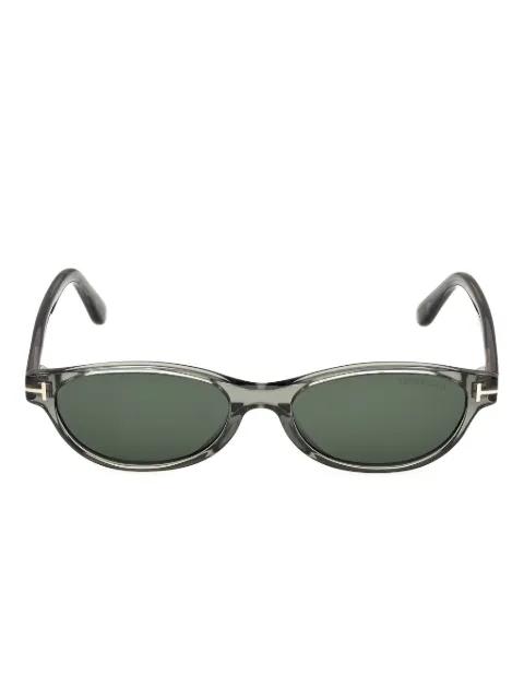 oval-frame sunglasses by TOM FORD