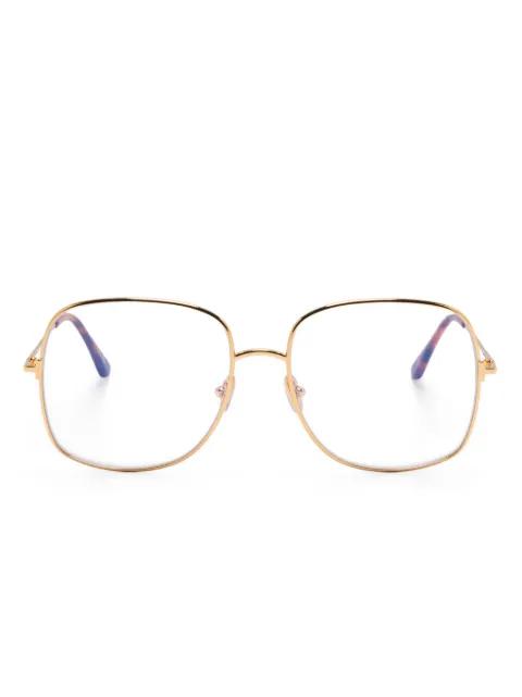 oversize-frame glasses by TOM FORD