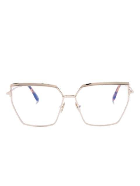 oversize-frame glasses by TOM FORD