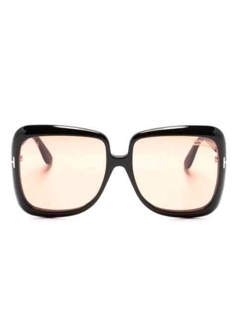 oversize-frame sunglasses by TOM FORD