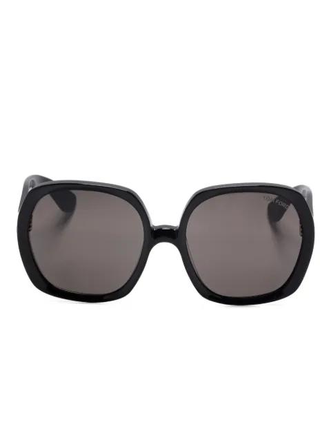 oversize-frame sunglasses by TOM FORD