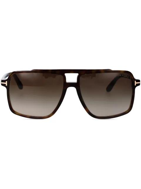oversize-frame sunglasses by TOM FORD