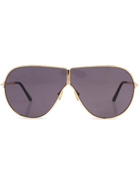 oversized-frame sunglasses by TOM FORD