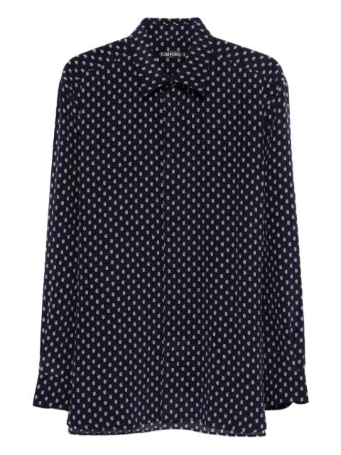 paisley-pattern shirt by TOM FORD
