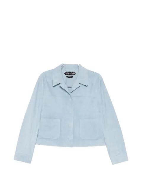 patch-pocket collared jacket by TOM FORD