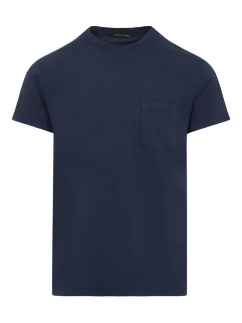 patch-pocket short-sleeve T-shirt by TOM FORD