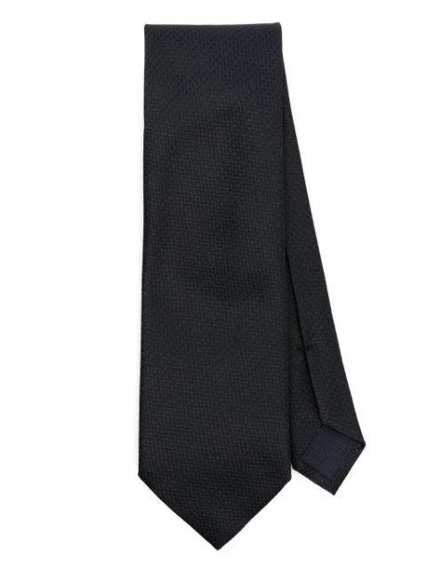 patterned-jacquard silk tie by TOM FORD