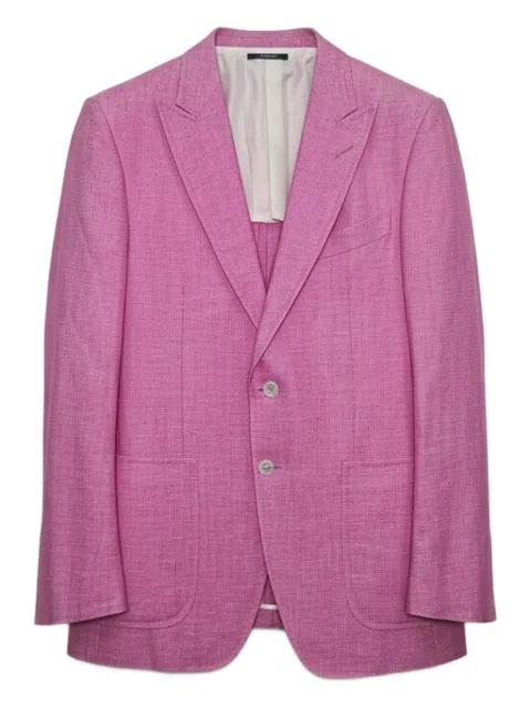 peak-lapel blazer by TOM FORD
