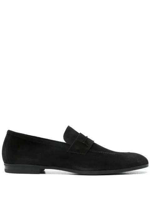penny-strap suede loafers by TOM FORD