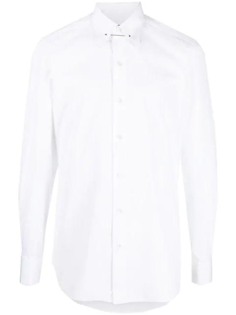 pin-bar collar cotton shirt by TOM FORD
