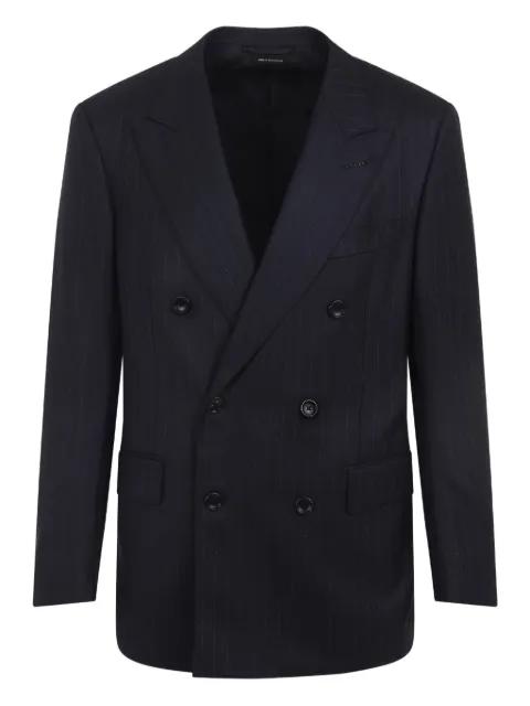 pinstripe double-breasted blazer by TOM FORD