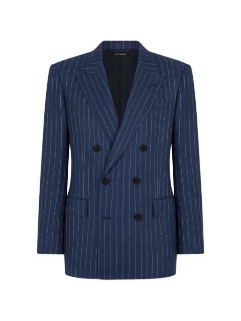 pinstripe double-breasted jacket by TOM FORD