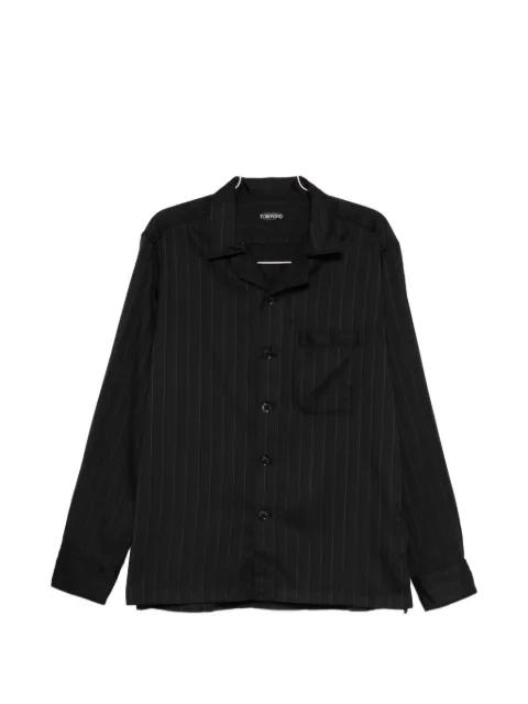 pinstripe-pattern pocket shirt by TOM FORD