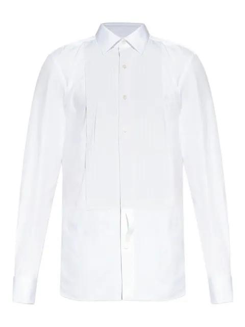 pleated-front shirt by TOM FORD